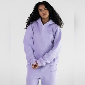 NWT Comfrt 2XL Pastel Lavender 2-Piece Hoodie and Straight Leg Sweatpants Set